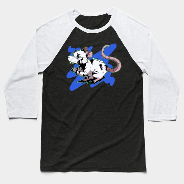 Lab Rat Baseball T-Shirt by Modeststroke